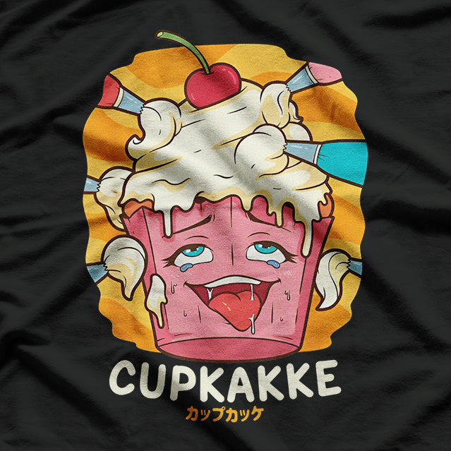 Funny Naughty Food Kawaii Cupcake T-Shirt