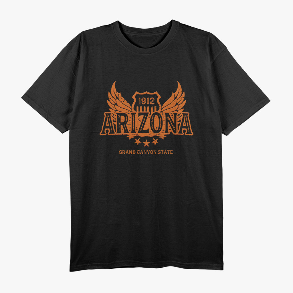 Arizona AZ Vintage Motorcycle Winged Biker T-Shirt