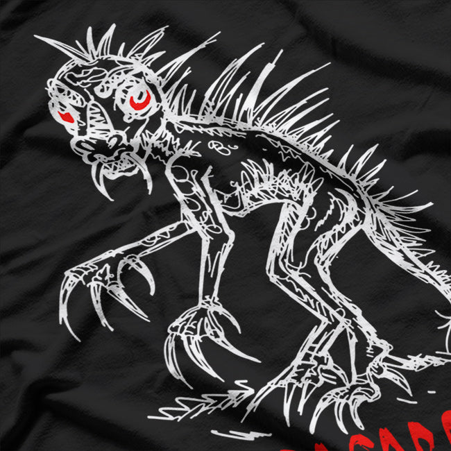 Chupacabra Cryptid Illustration The Mysterious Bloodsucker of Folklore T-Shirt