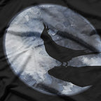 Cockatiel Silhouette - Cockatiel Parrot Bird Moon T-Shirt
