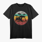 Drums Drummer Band Drumset Retro Vintage T-Shirt