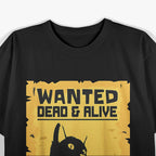 Wanted Dead and Alive Schrodinger's Cat T-Shirt