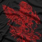 Phoenix Fire Bird Rising from Ashes of Myth and Rejuvenation T-Shirt