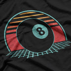Pool Player Billiards Lover – Retro 80s Vintage 8 Ball T-Shirt