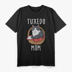 Tuxedo Cat Gifts Women Girls Tuxedo Mom Tuxedo Cat T-Shirt