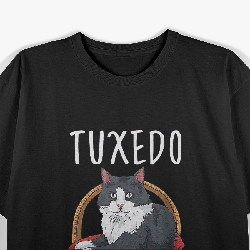 Tuxedo Cat Gifts Women Girls Tuxedo Mom Tuxedo Cat T-Shirt