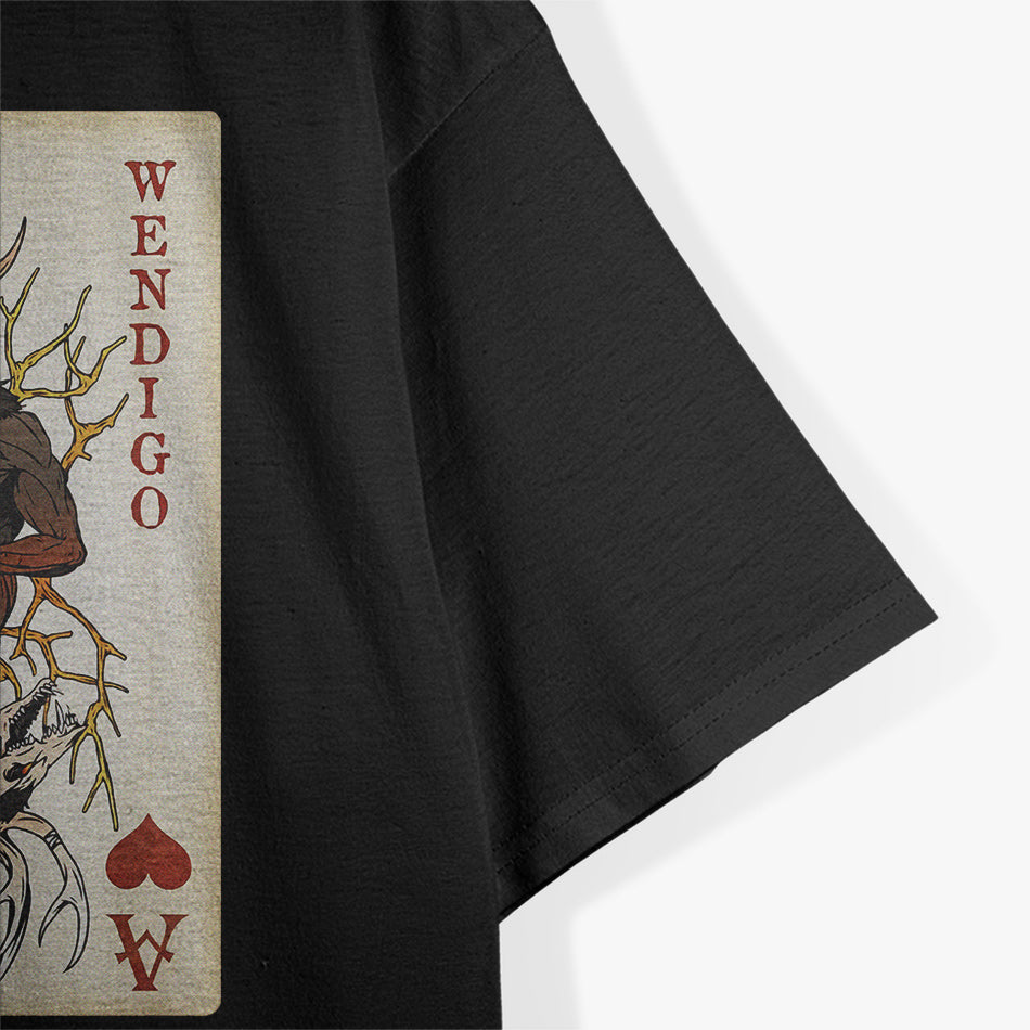Wendigo: Original Cryptid Playing in the Shadows of Folklore T-Shirt