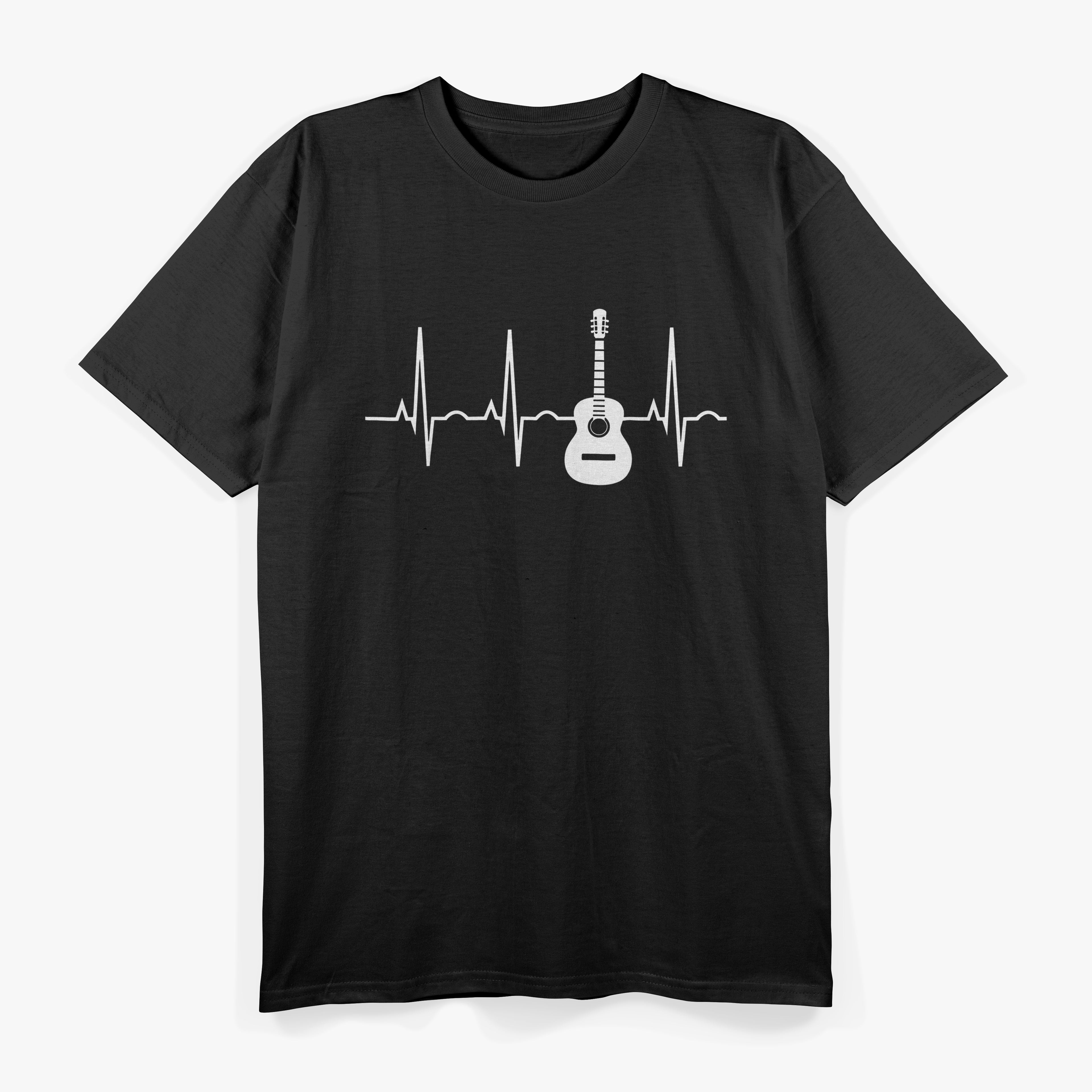 Acoustic Guitar Heartbeat Guitar Lovers T-Shirt