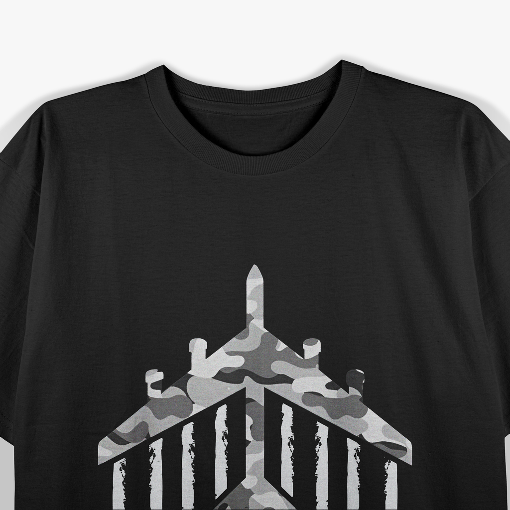 Air Force B-52 Bomber Jet Plane Veteran Army T-Shirt