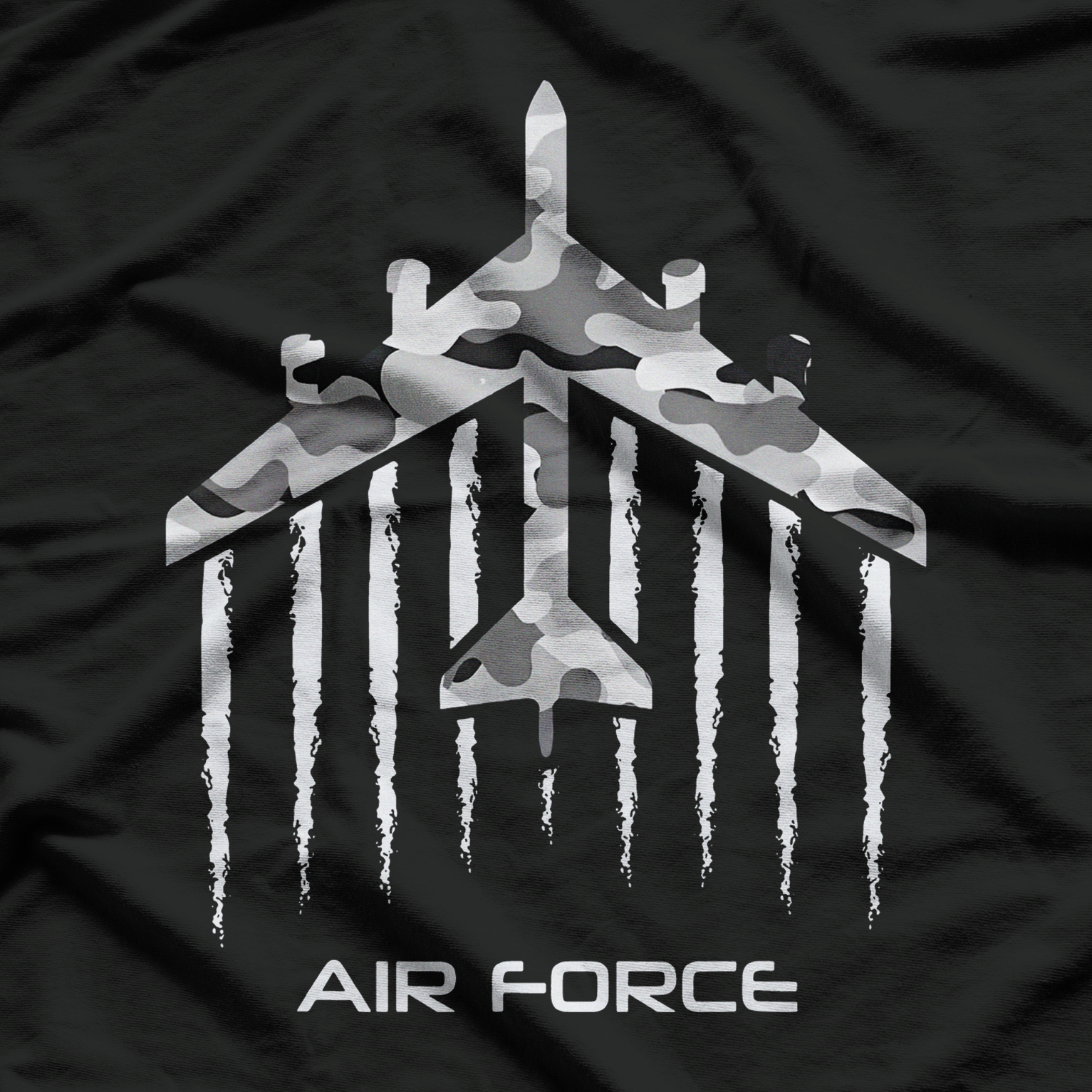 Air Force B-52 Bomber Jet Plane Veteran Army T-Shirt