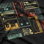 Analog Modular Synthesizer Music Producer Keyboard T-Shirt
