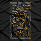 Ancient Egypt Hieroglyph Egyptian God Anubis T-Shirt