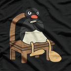 Sulking Sitting Penguin Meme / Pingu T-Shirt