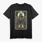 Anubis Egyptian God Ancient Deity Pharaoh Hieroglyphs T-Shirt