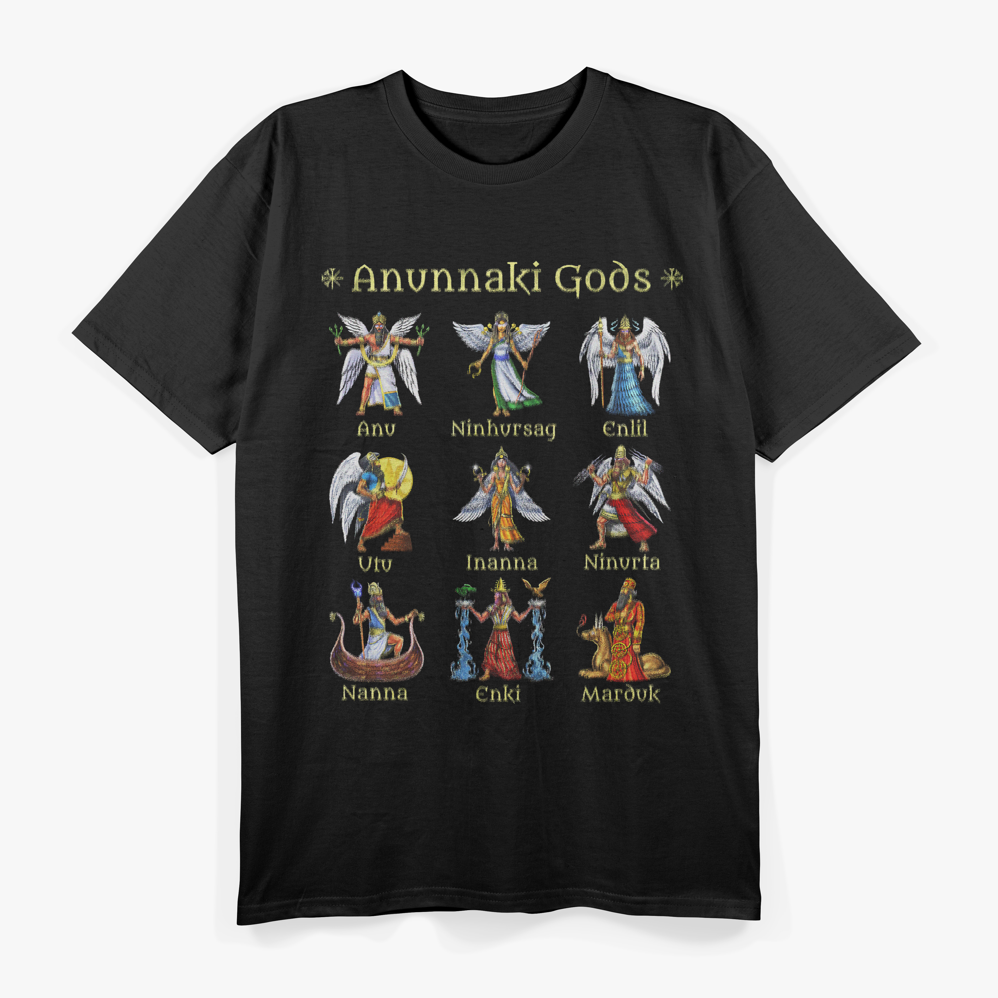 Anunnaki Gods Ancient Sumerian Civilization Mythologys T-Shirt