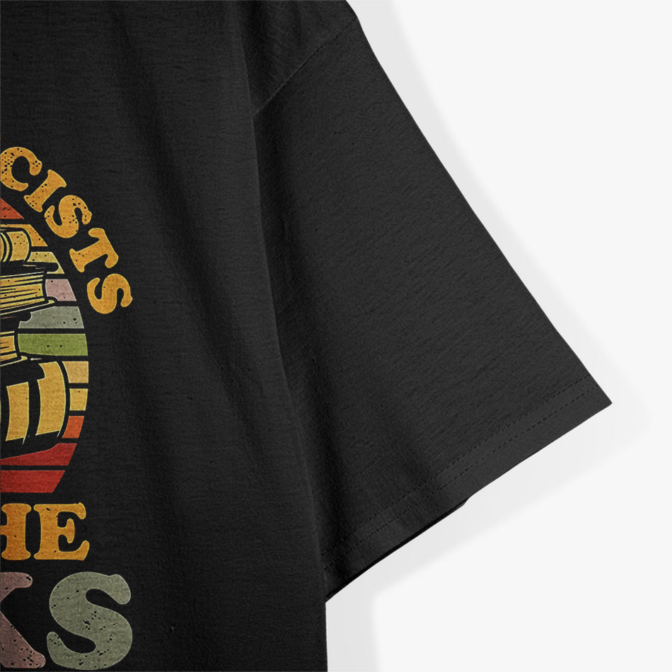 Ban the Fascists, Save the Books - Funny Book Lover's Call to Action T-Shirt
