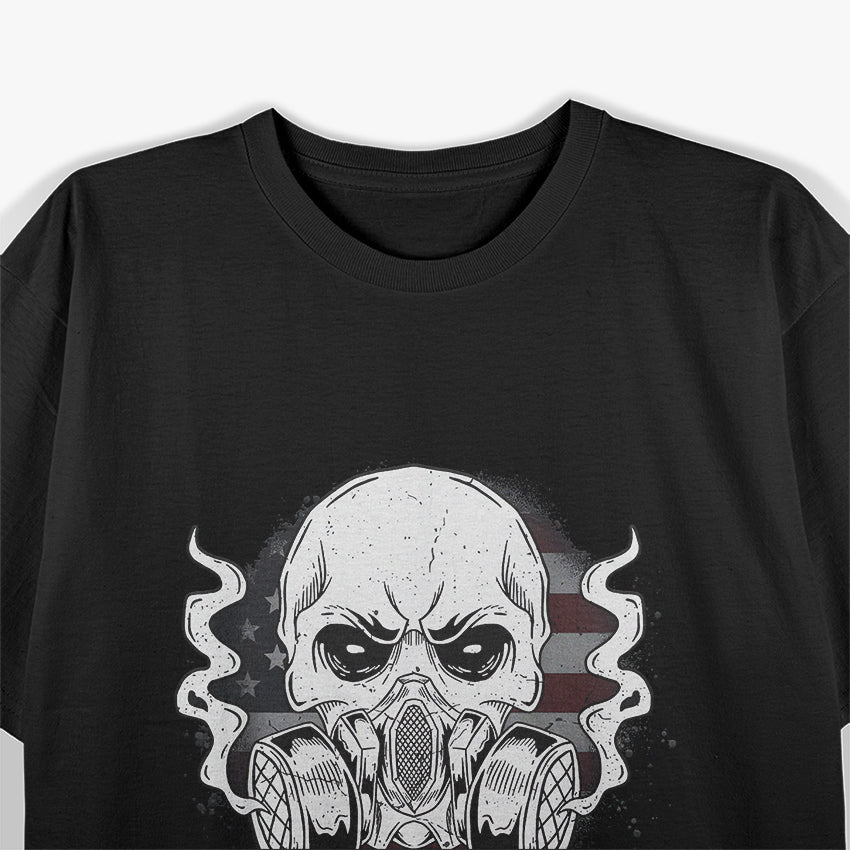 Vehicle Sprayer Graffiti Skull - Car Auto Body Painter T-Shirt