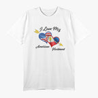I Love My American Husband - Funny Patriotic Marriage T-Shirt