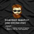 Beard Teacher - Funny Facial Hair T-Shirt