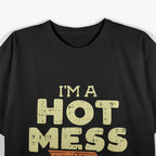 I'm A Hot Mess S'more Funny Camping Marshmallow T-Shirt