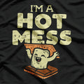 I'm A Hot Mess S'more Funny Camping Marshmallow T-Shirt