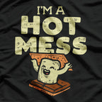 I'm A Hot Mess S'more Funny Camping Marshmallow T-Shirt