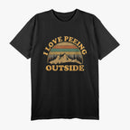I Love Peeing Outside Funny Camping Hiking T-Shirt