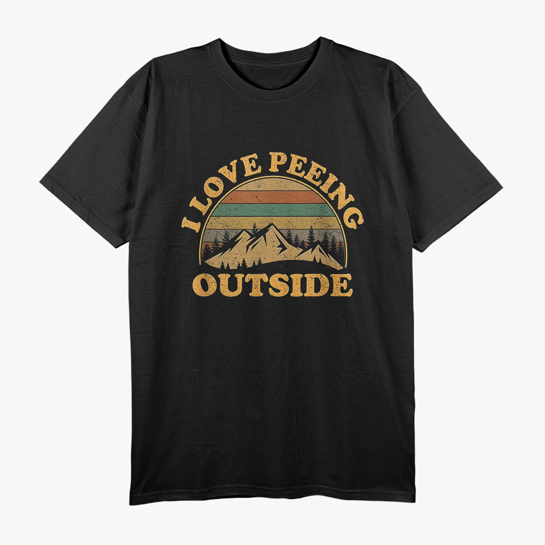 I Love Peeing Outside Funny Camping Hiking T-Shirt