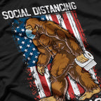 Bigfoot - Distancing Champion Funny Cryptid T-Shirt