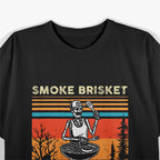 Smoke Brisket, Not Meth – Funny Skeleton BBQ T-Shirt
