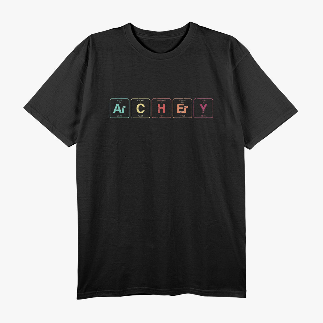 Archery Chemistry Meets the Bow with Periodic Table Elements T-Shirt