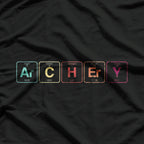 Archery Chemistry Meets the Bow with Periodic Table Elements T-Shirt