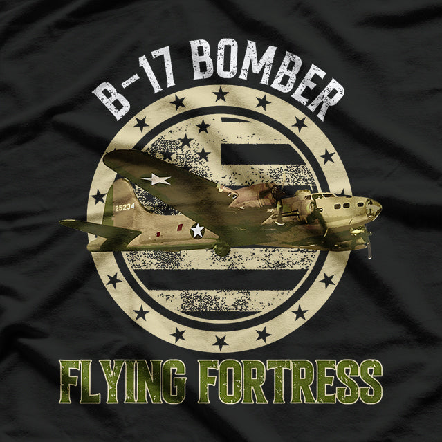 Air Force B-17 Flying - Aviation History T-Shirt