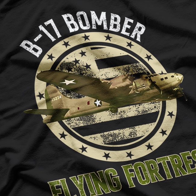 Air Force B-17 Flying - Aviation History T-Shirt