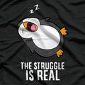 Funny Tired Penguin - Lazy and Adorable Animal Lover T-Shirt