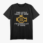 Check Engine Light Shine - Funny Car Lover Humor T-Shirt
