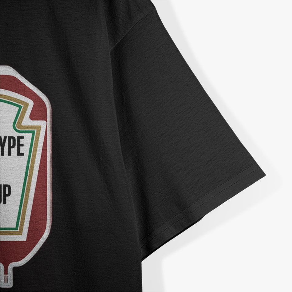 My Blood Type Is Ketchup - Funny Foodie Tomato Lover T-Shirt