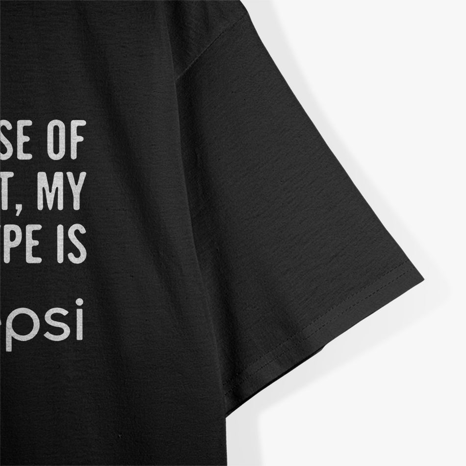 In Case of Accident, Check My Blood Type Humor T-Shirt