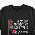 In Case of Accident, Check My Blood Type Humor T-Shirt