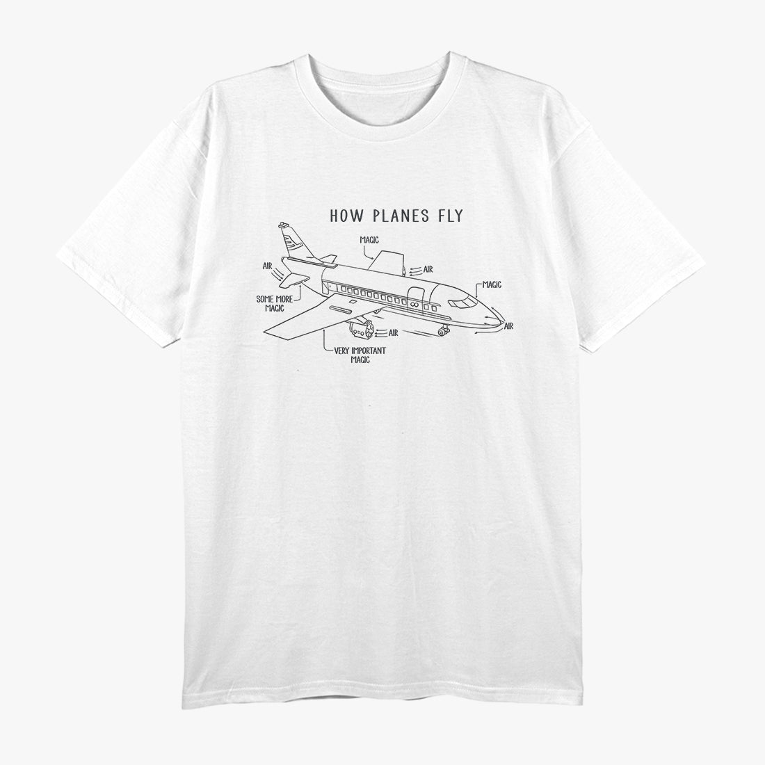 Artisan Owl - Understanding How Planes Fly T-Shirt