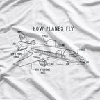 Artisan Owl - Understanding How Planes Fly T-Shirt