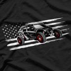 American Flag UTV Side By Side SXS Off Road T-Shirt