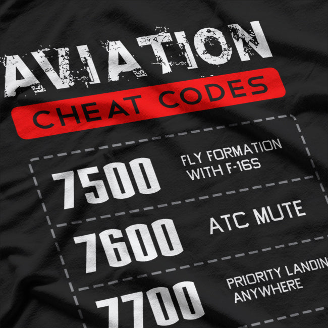 Aviation Cheat Codes T-Shirt