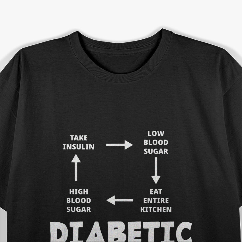 Funny Diabetic Awareness - Type 1 Diabetes Joke T-Shirt