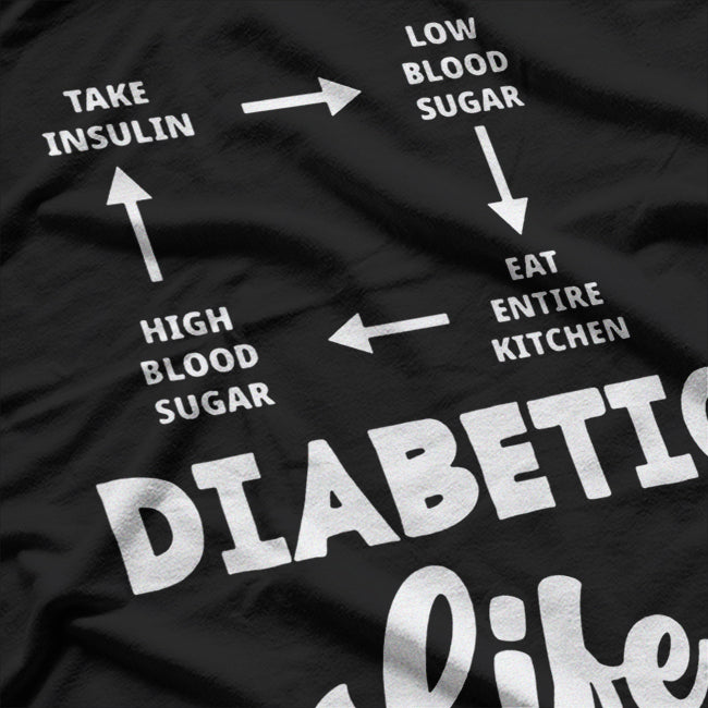 Funny Diabetic Awareness - Type 1 Diabetes Joke T-Shirt
