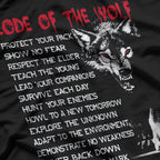 Code of the Wolf - Fenrir Vikings Norse Mythology T-Shirt