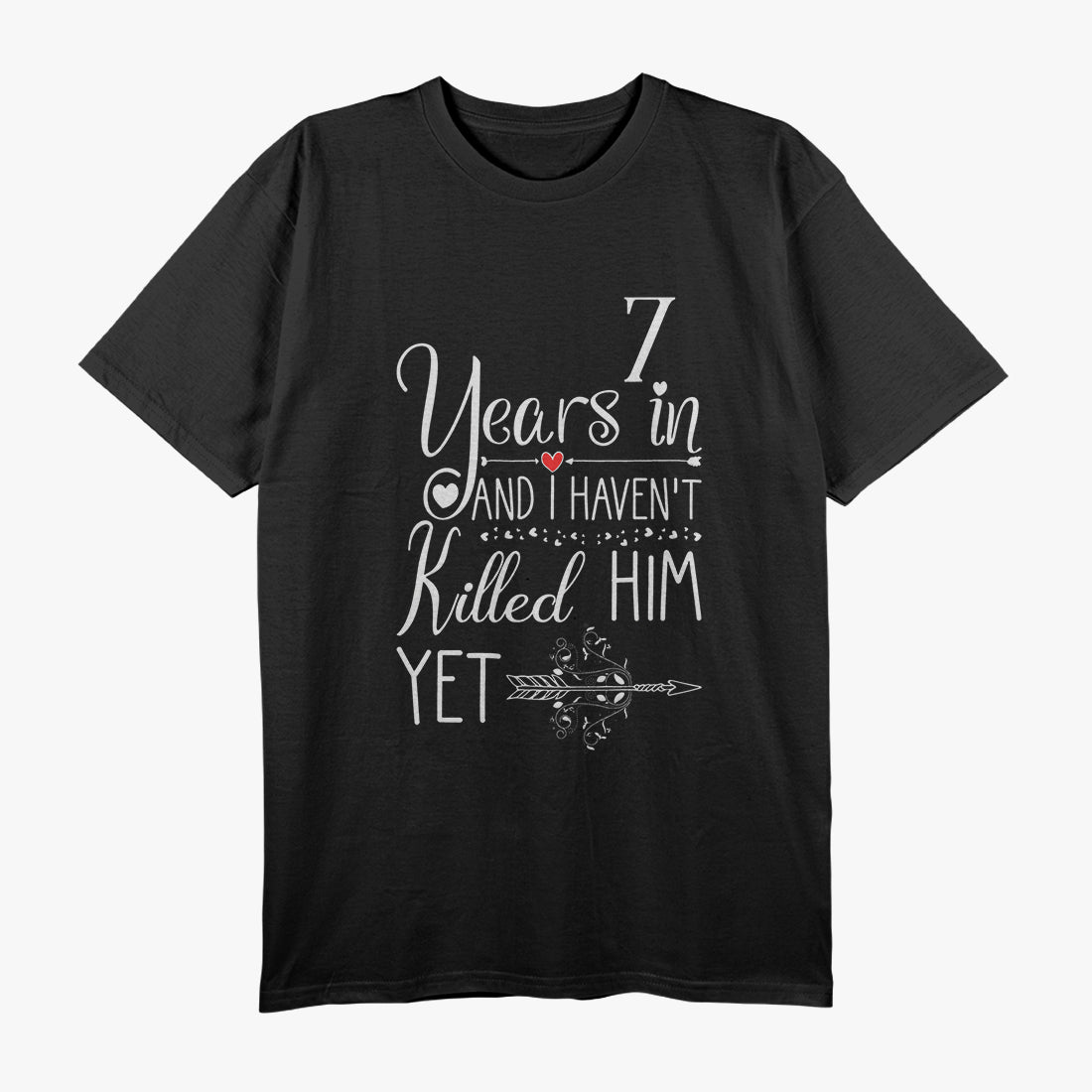 Lucky 7th Wedding Anniversary – Perfect for Her T-Shirt