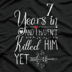Lucky 7th Wedding Anniversary – Perfect for Her T-Shirt