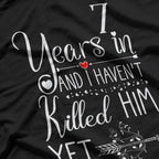 Lucky 7th Wedding Anniversary – Perfect for Her T-Shirt