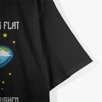 Flat Earth Cat - Hilarious Space and Cat Lover T-Shirt